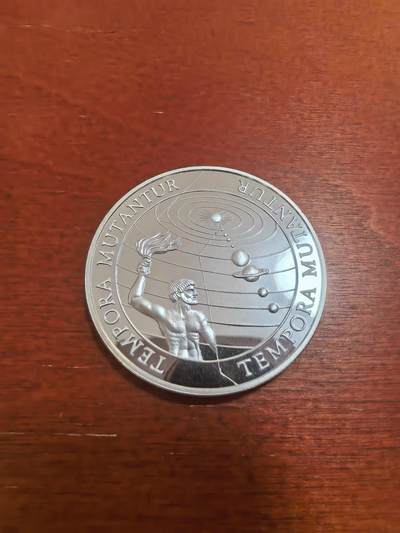 长老汇蛇年精选第九十五场拍卖 - 1999-2000基里巴斯/萨摩亚两国联合发行千禧年5+5元精制银币，1盎司925银，未切割版