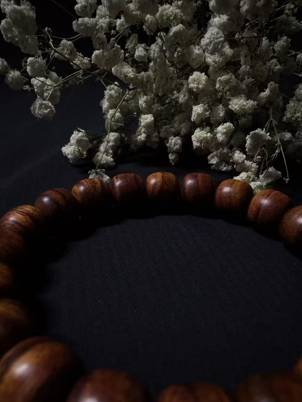 零元拍：海南黄花梨老型珠手串11/10MM