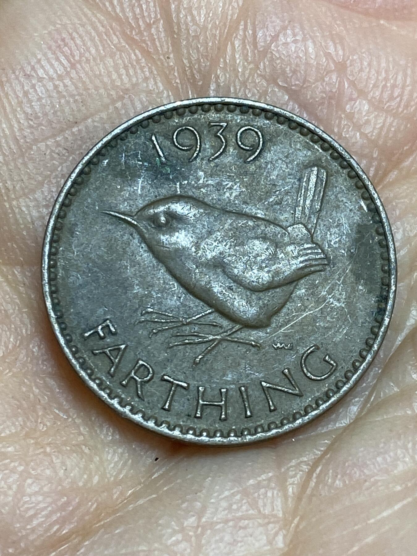 2026年第十五场(总第一百八十四场）外国好品散币场(免佣金) 英国🇬🇧1939年1法新(乔治六世第一版)