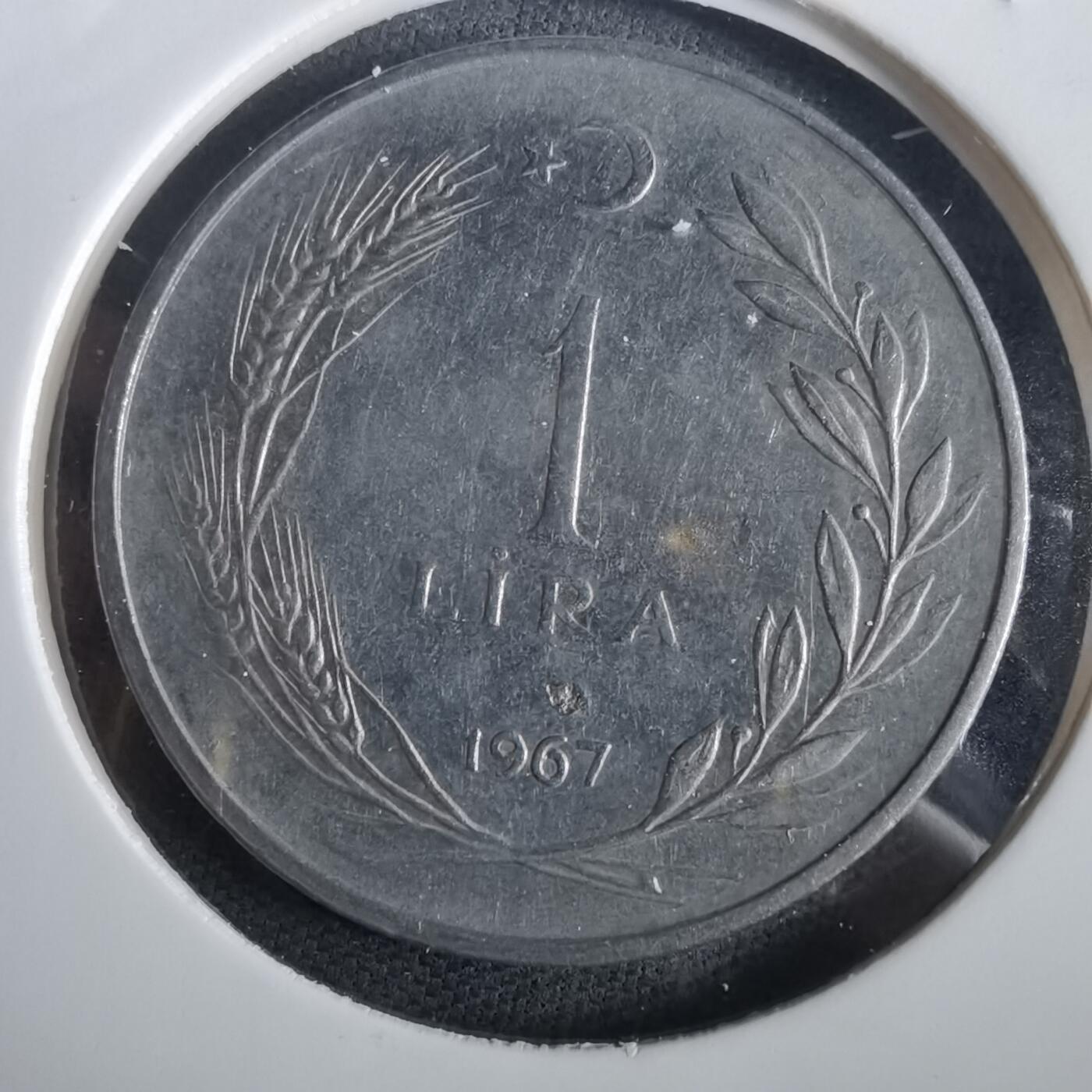 沼泽如烟--第973场 土耳其1967年1里拉