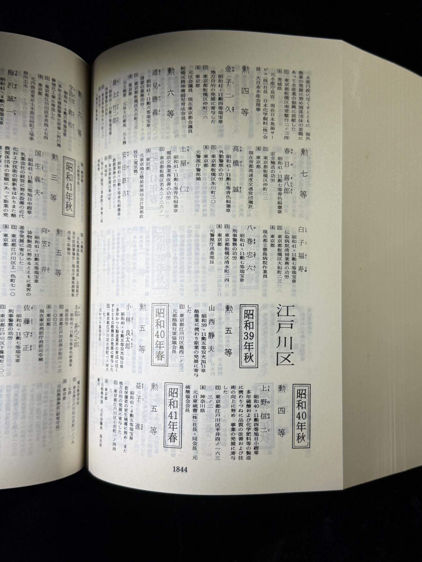戎马世界章牌大赏第110期 日本叙勋者名鉴，非常厚重
