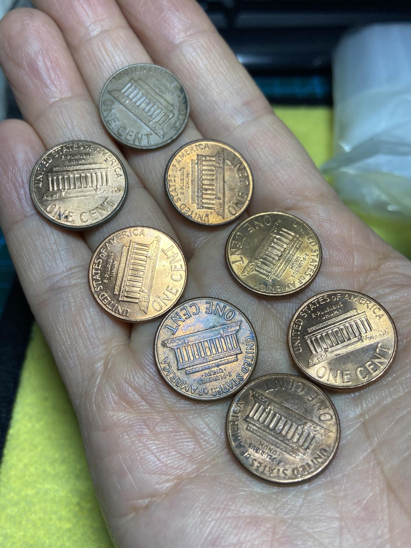 2026年第十五场(总第一百八十四场）外国好品散币场(免佣金) 带光好品–美国🇺🇸1分8枚：1975年87年90年99年2002年04年06年