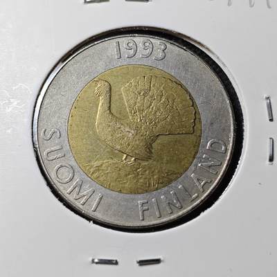 KK钱币收藏小铺  第389期  2月预留时间 周末发货 -  芬兰10马克双色币