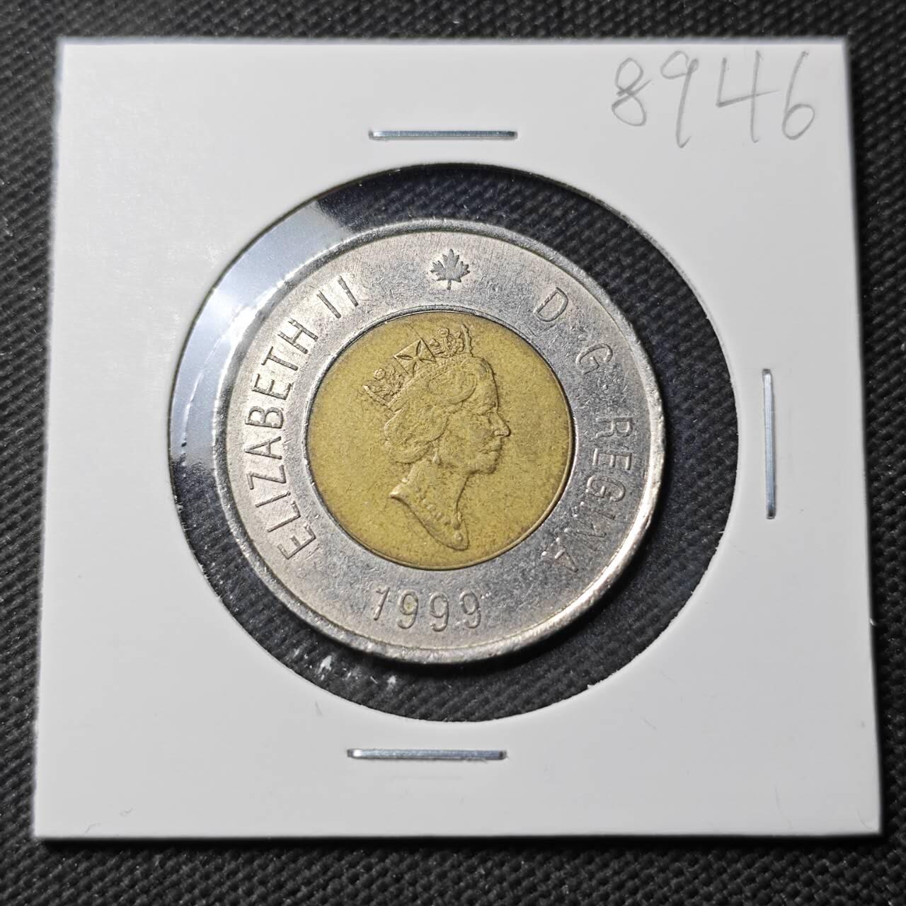 KK钱币收藏小铺  第389期  2月预留时间 周末发货  加拿大2元纪念币