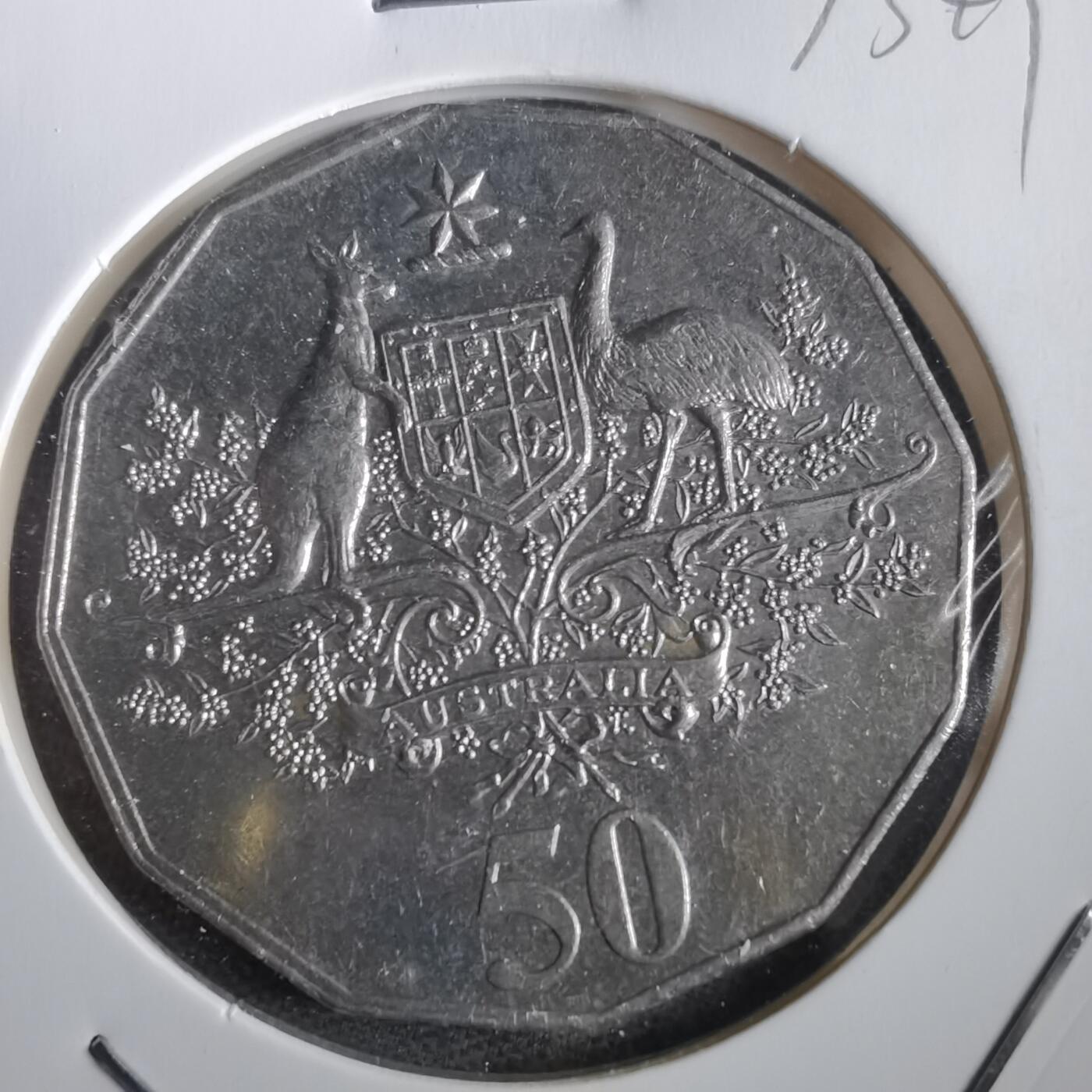 沼泽如烟--第973场 澳大利亚2001年50分纪念币