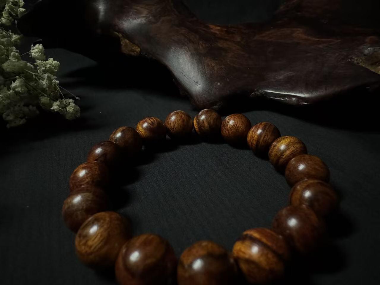 零元拍：海南黄花梨手串12MM