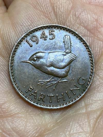 2026年第十五场(总第一百八十四场）外国好品散币场(免佣金) - 英国🇬🇧1945年1法新(乔治六世第一版)