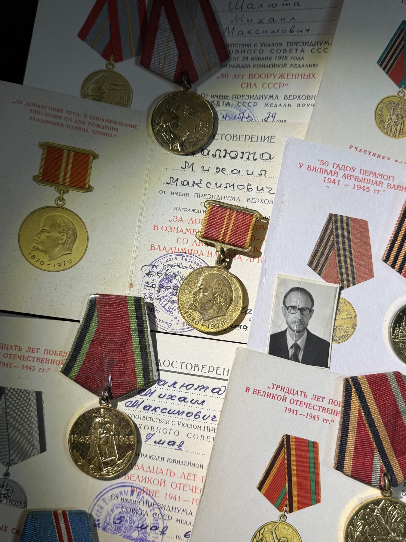 戎马世界章牌大赏第110期 苏联奖章套章