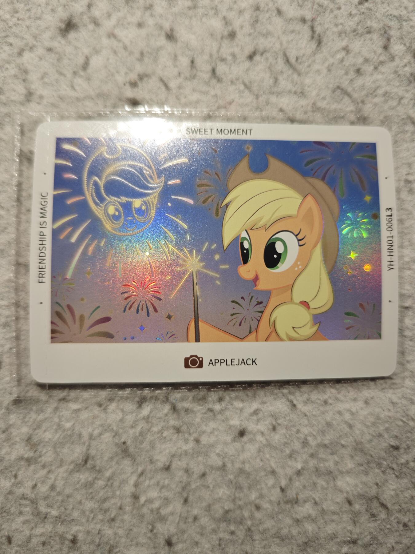 【随心含颖卡拍54期】卡游/集卡社/卡卡沃 抽卡机专场拍卖【无佣金】 卡游 小马宝莉 苹果嘉儿 烟花卡一张