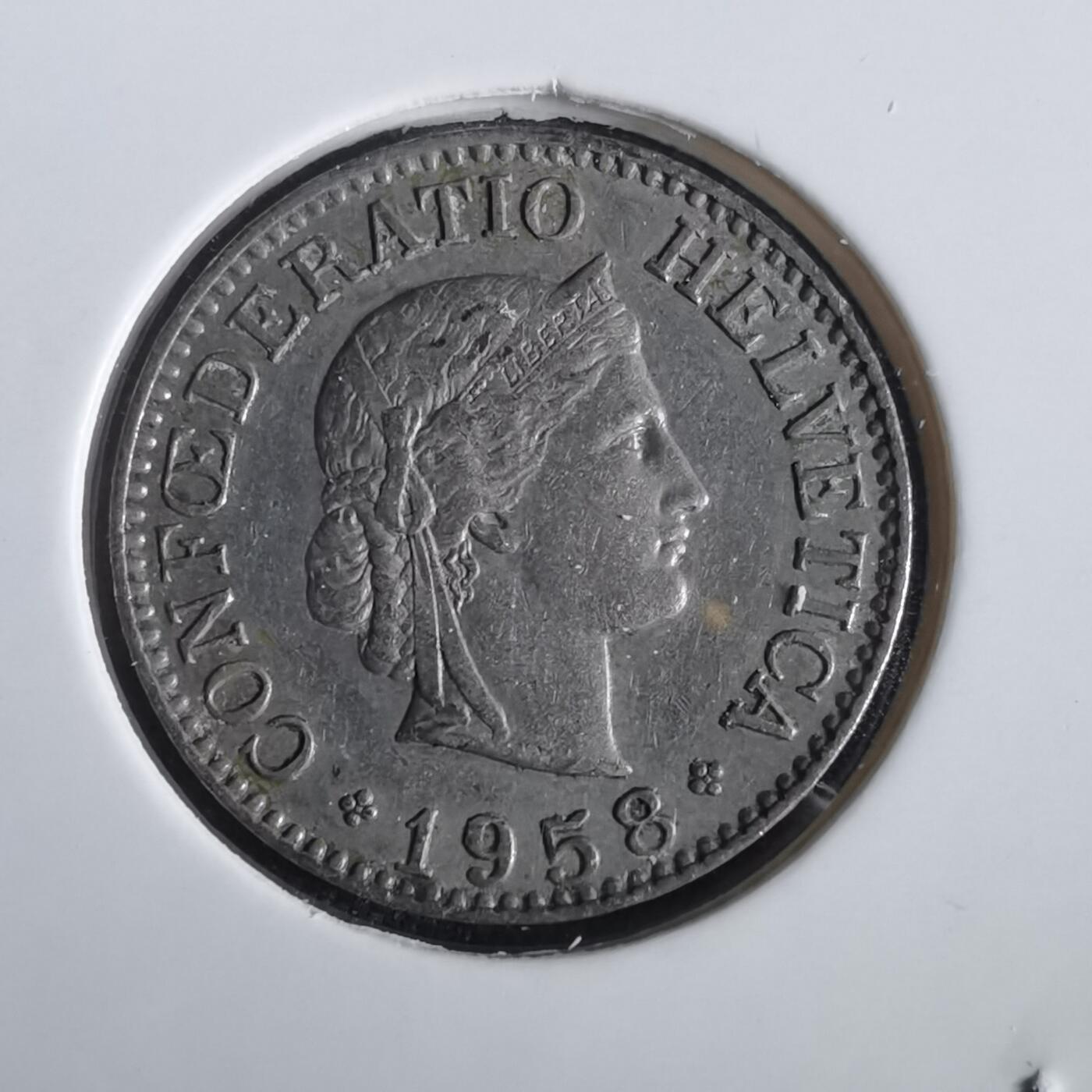 沼泽如烟--第973场 瑞士1958年10分