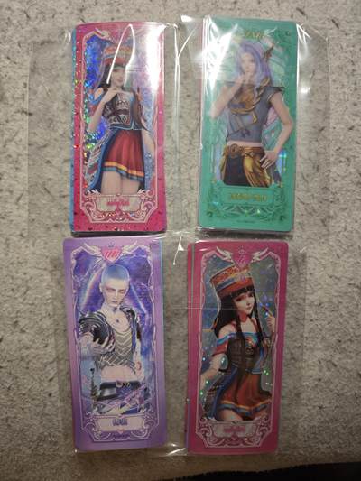 【随心含颖卡拍54期】卡游/集卡社/卡卡沃 抽卡机专场拍卖【无佣金】 - 卡游 叶罗丽 长卡普卡几十张 可以当书签