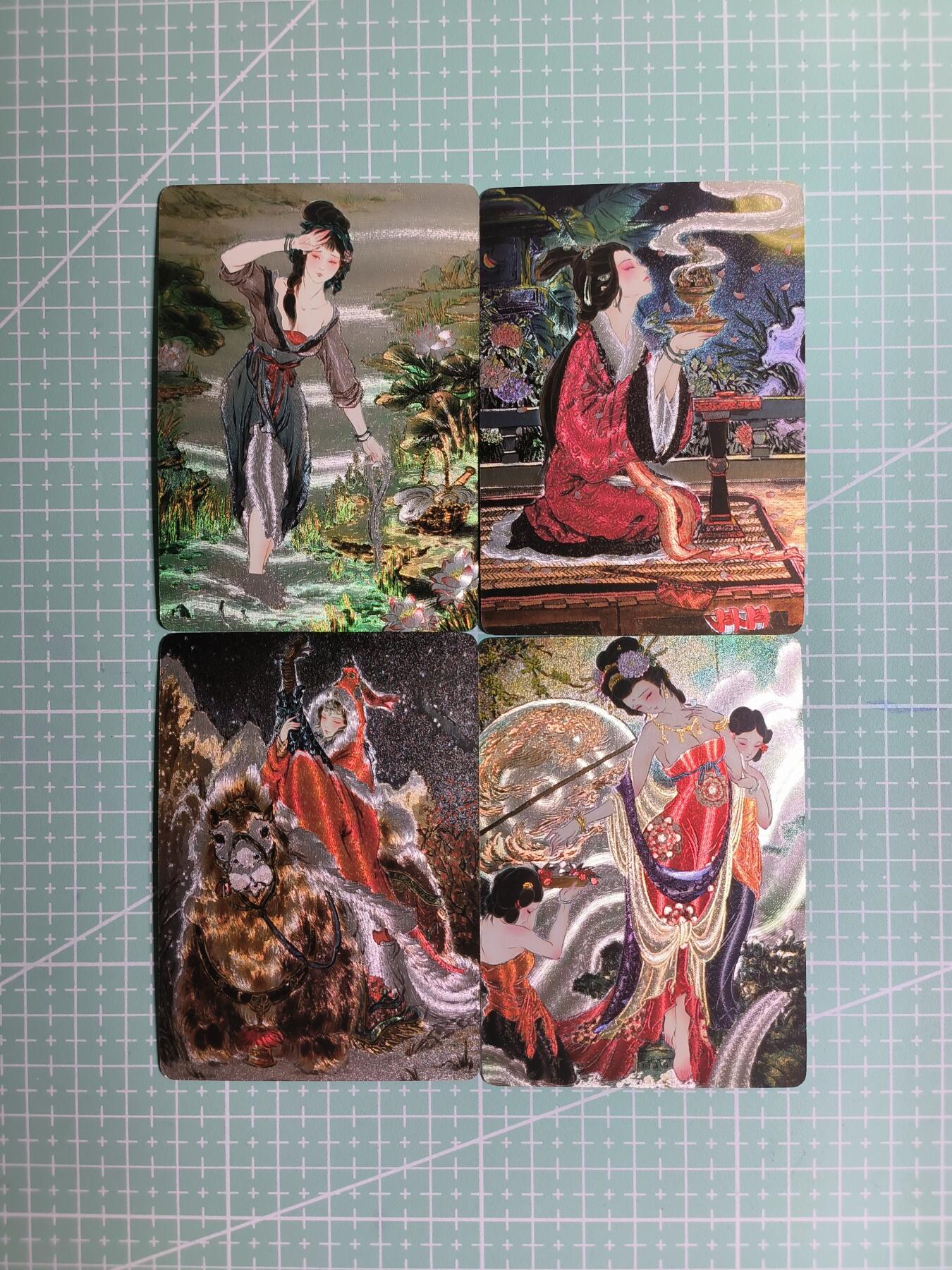 第20期  2026马年祝大家 身体健康 万事如意 (持续收拍品中…) 【浮雕折光】焱卡文化×雕仙《四大美女》4张