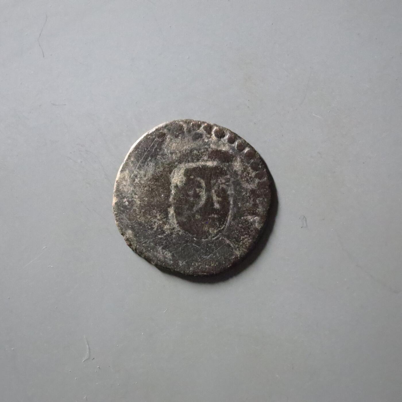 七河·世界币章矿标杂件每周小拍（总第35期）（本场周二结标） （5）k624 大唐西域粟特币 昭武九姓·石国 贝纳坎城铜币 华夏评级F15