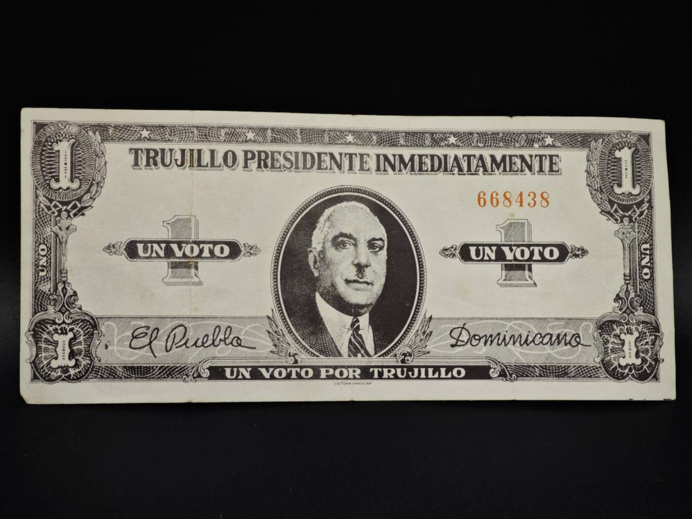 【淘币小摊】实时拍第八百五十四拍   无佣金福利纸币场   满百包邮可预留二周 每周一统一发货   多米尼加1比索纸币【有折】