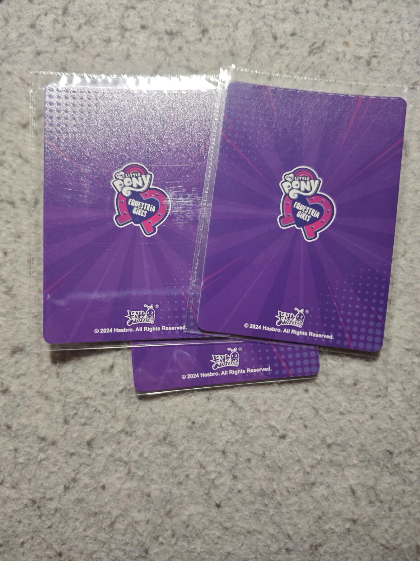 【随心含颖卡拍54期】卡游/集卡社/卡卡沃 抽卡机专场拍卖【无佣金】 卡游 小马宝莉 魔法书3张