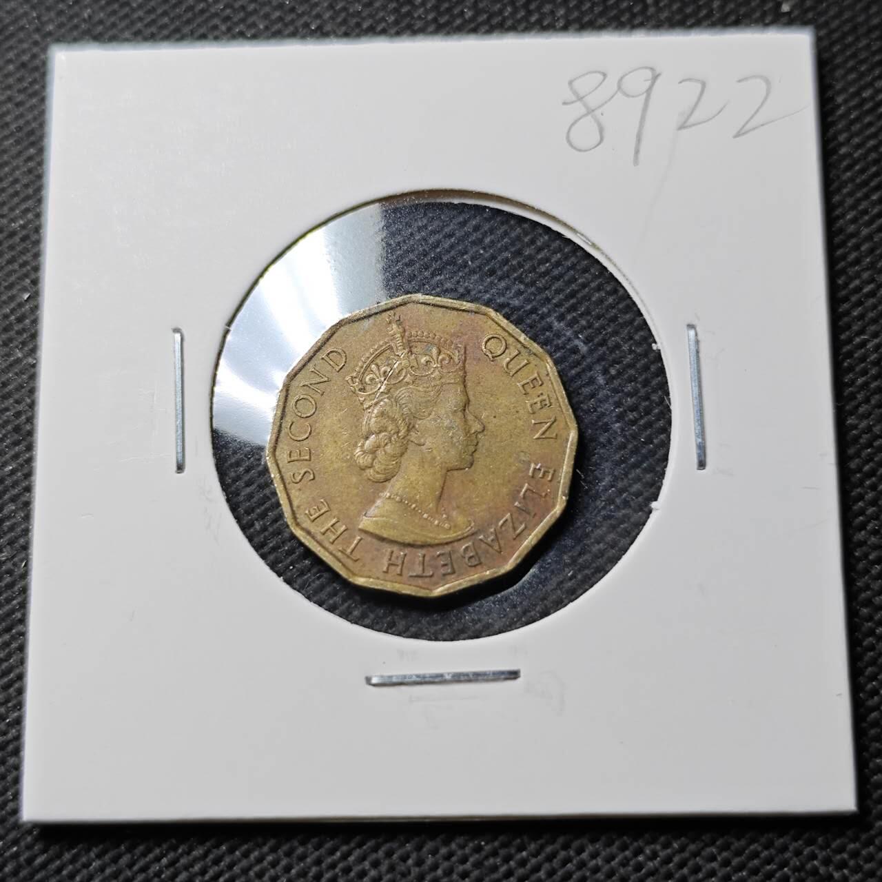 KK钱币收藏小铺  第389期  2月预留时间 周末发货 英属尼日利亚3便士铜币 