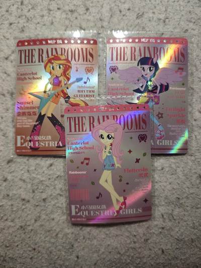 【随心含颖卡拍54期】卡游/集卡社/卡卡沃 抽卡机专场拍卖【无佣金】 - 卡游 小马宝莉 魔法书3张