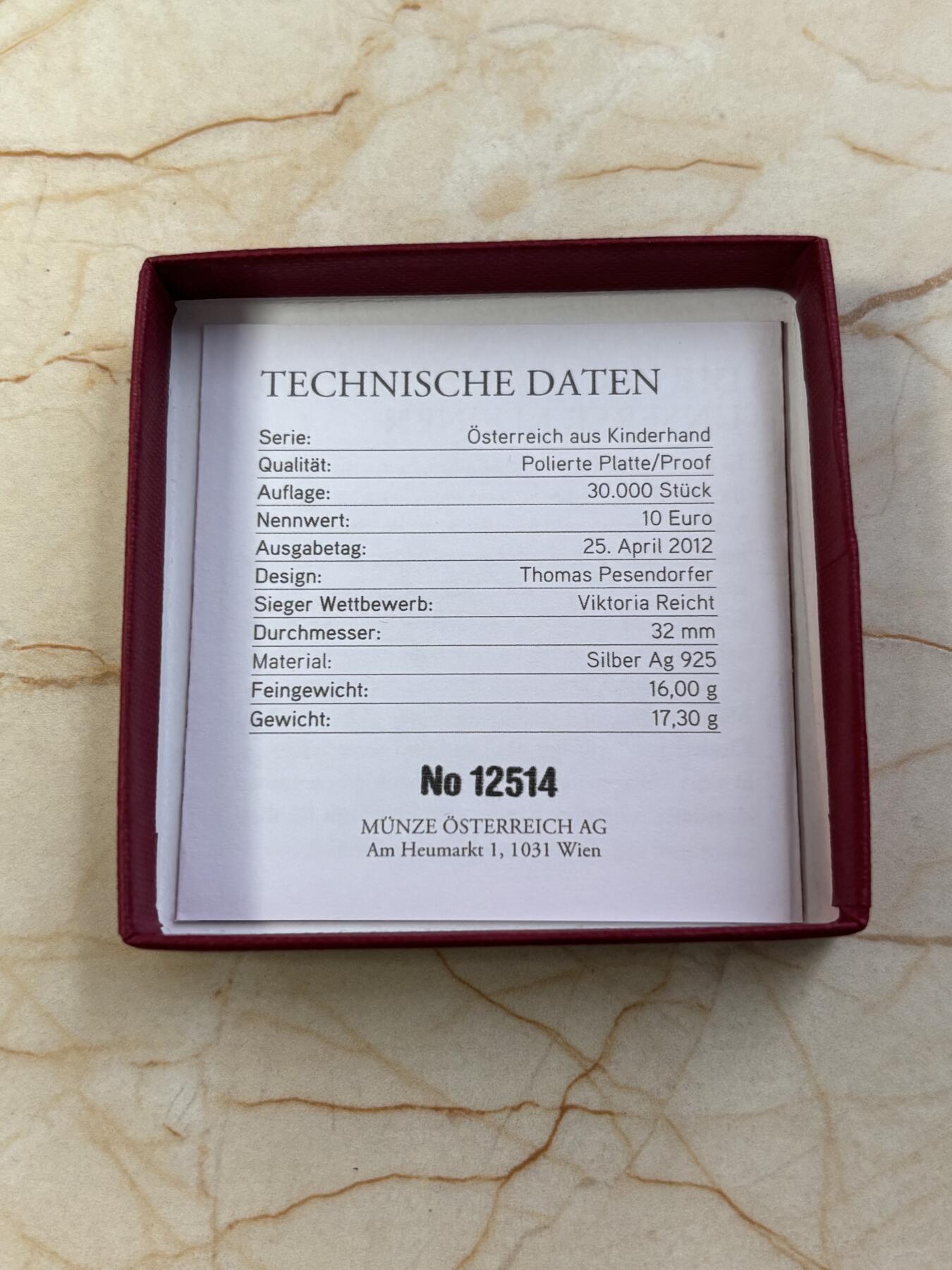 第189期拍卖 奥地利2012年施蒂利亚州格拉兹古城精制银币，925银，17.3克，发行30000枚