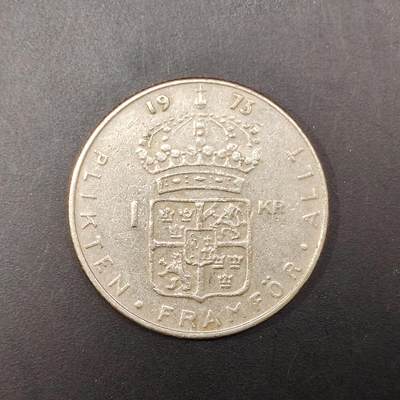 2026C2逸泉钱币C2世界各国纸钞钱币纪念币专场第七场C2 1-420 - 266瑞典1973年1克朗镍币