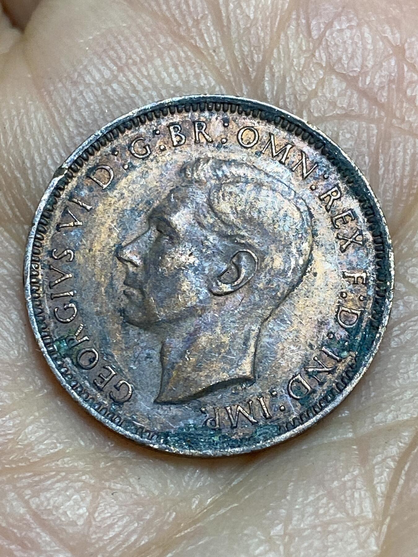 2026年第十五场(总第一百八十四场）外国好品散币场(免佣金) 英国🇬🇧1944年1法新(乔治六世第一版)