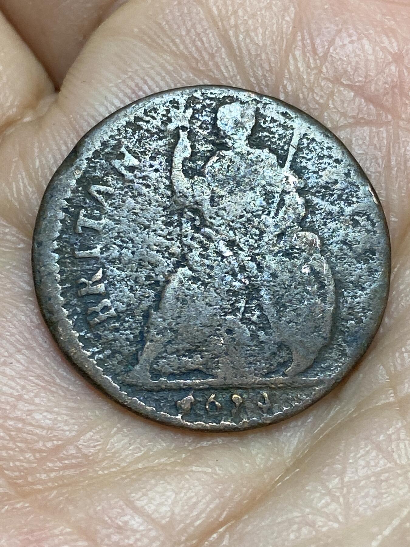 2026年第十五场(总第一百八十四场）外国好品散币场(免佣金) 少见古币–英国🇬🇧1674年1法新(查理二世时期)