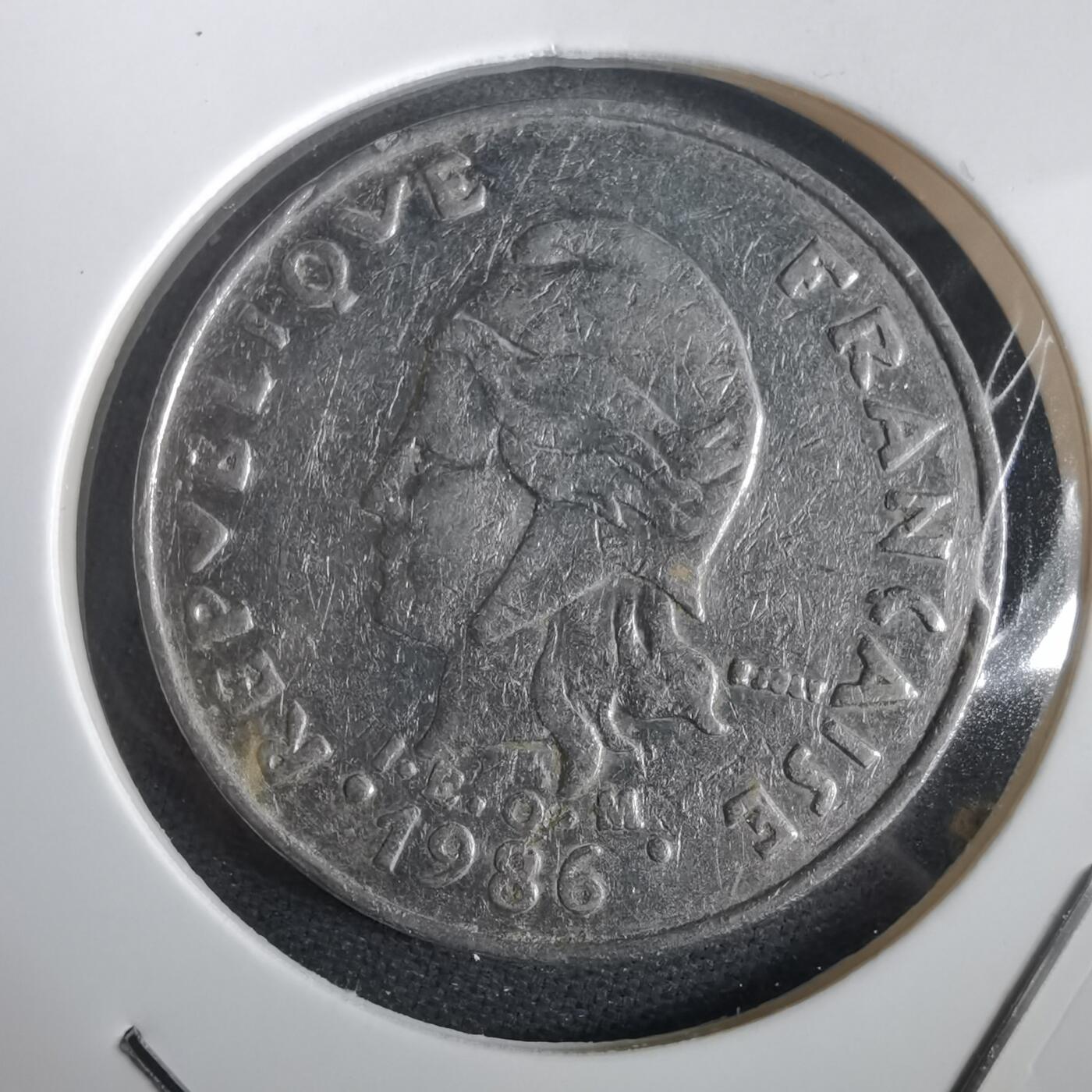 沼泽如烟--第973场 法属新喀里多尼亚1986年20法郎