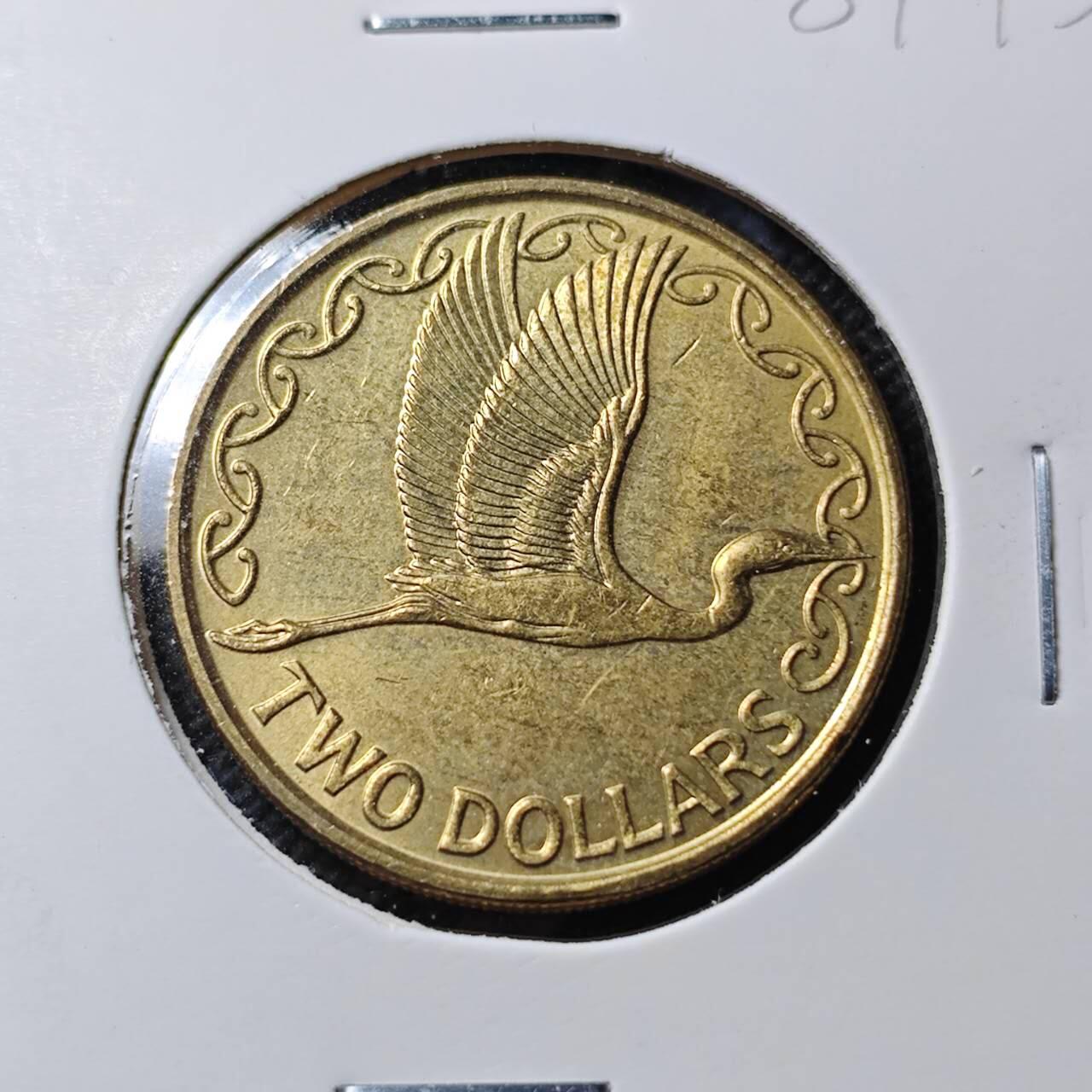 KK钱币收藏小铺  第389期  2月预留时间 周末发货  新西兰2元