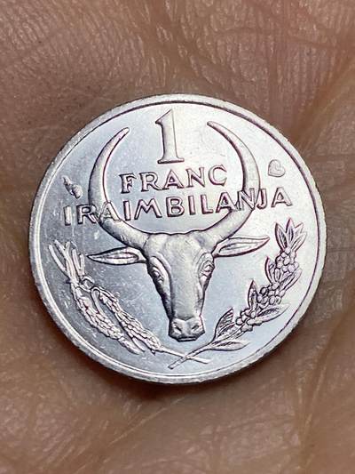 2026年第十五场(总第一百八十四场）外国好品散币场(免佣金) - 马达加斯加🇲🇬2002年1法郎