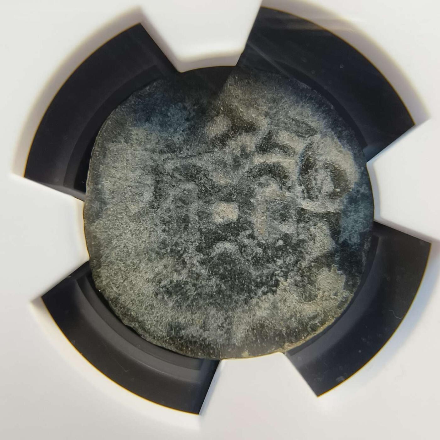 七河·世界币章矿标杂件每周小拍（总第35期）（本场周二结标） （5）k624 大唐西域粟特币 昭武九姓·石国 贝纳坎城铜币 华夏评级F15