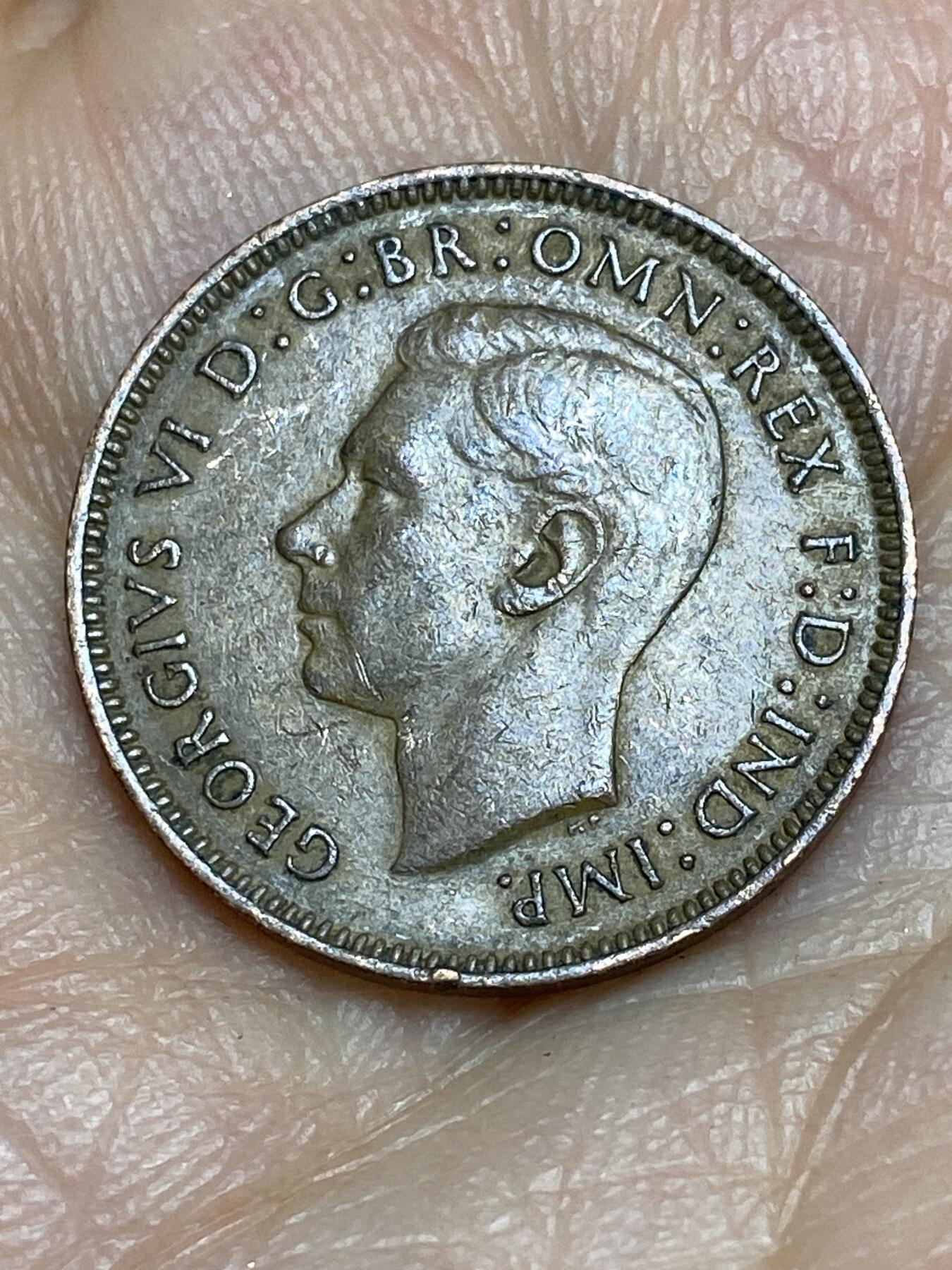 2026年第十五场(总第一百八十四场）外国好品散币场(免佣金) 英国🇬🇧1943年1法新(乔治六世第一版)