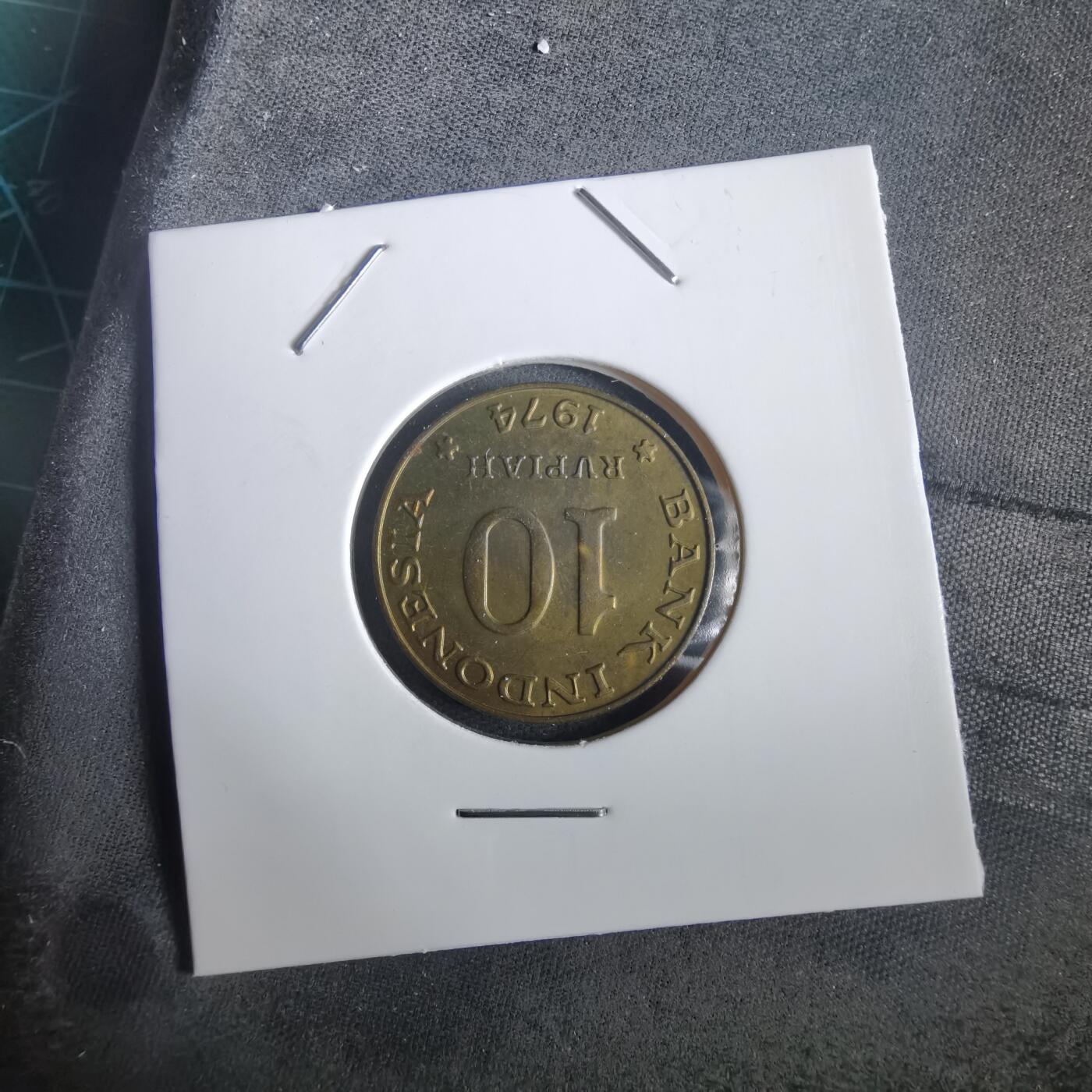 沼泽如烟--第973场 印度尼西亚1974年10卢比