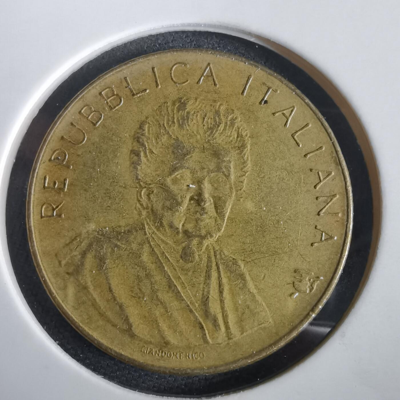 沼泽如烟--第973场 意大利1980年200里拉纪念币