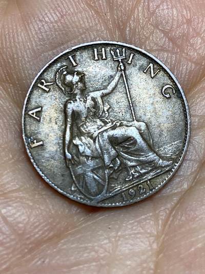 2026年第十五场(总第一百八十四场）外国好品散币场(免佣金) - 英国🇬🇧1921年1法新(乔治五世第二版)