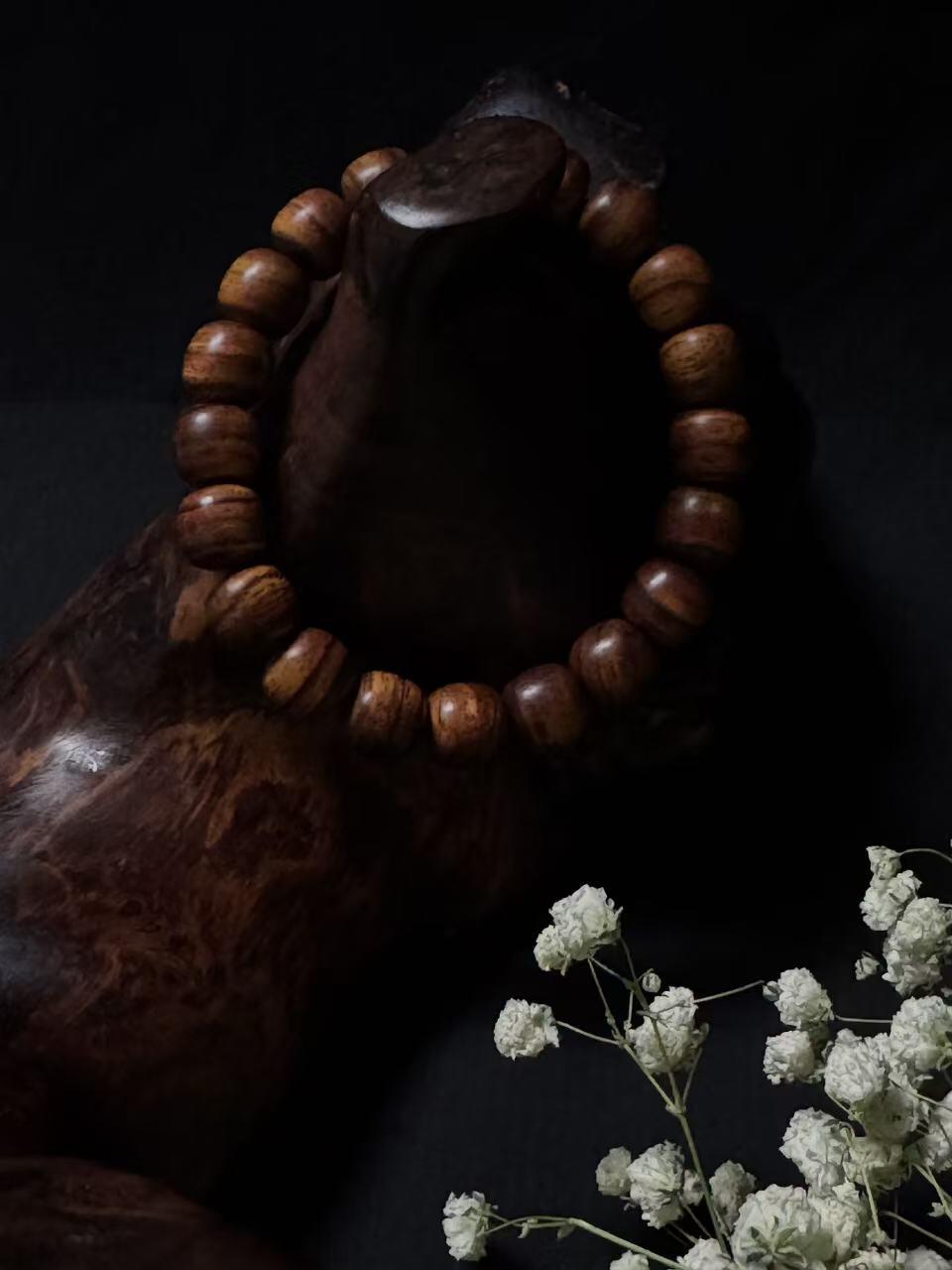 零元拍：海南黄花梨老型珠手串11/10MM