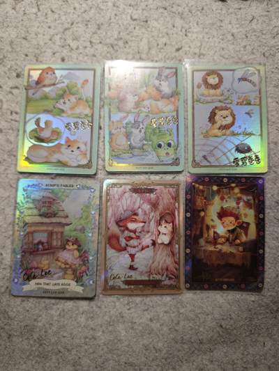 【随心含颖卡拍54期】卡游/集卡社/卡卡沃 抽卡机专场拍卖【无佣金】 - 万漫社 印签卡6张一组