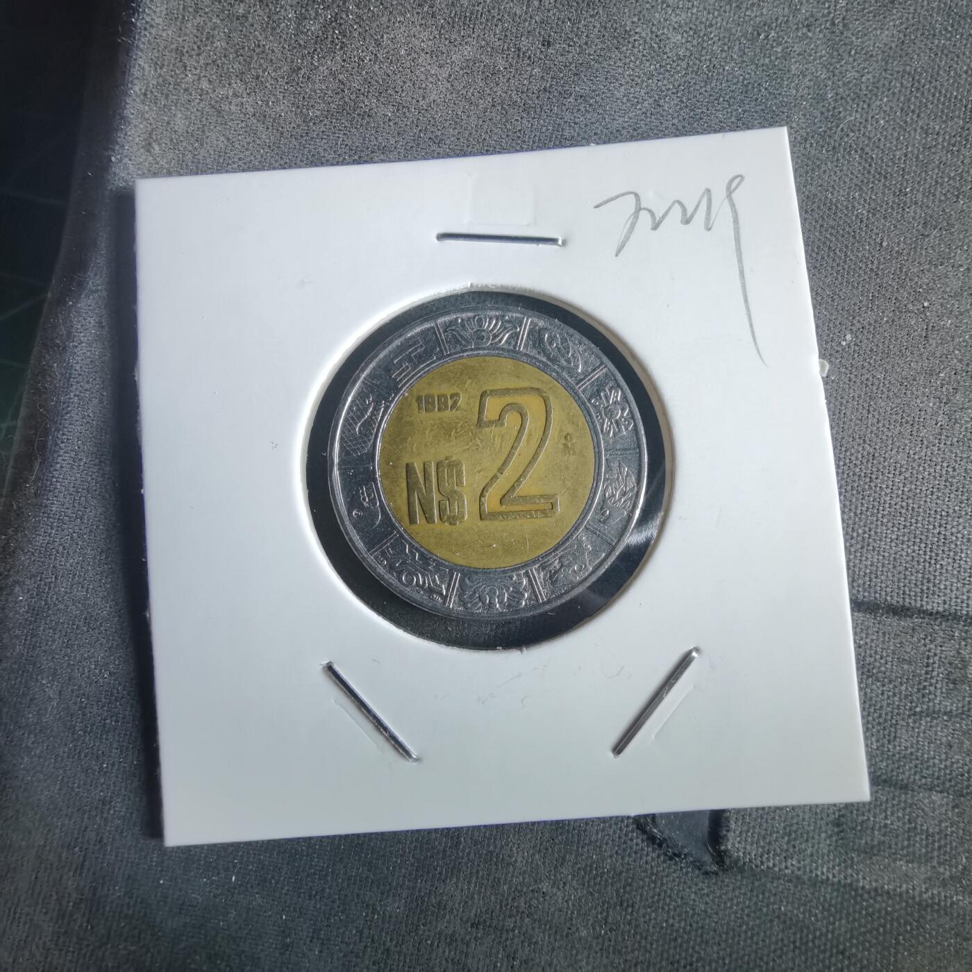 沼泽如烟--第972场 墨西哥1992年2比索