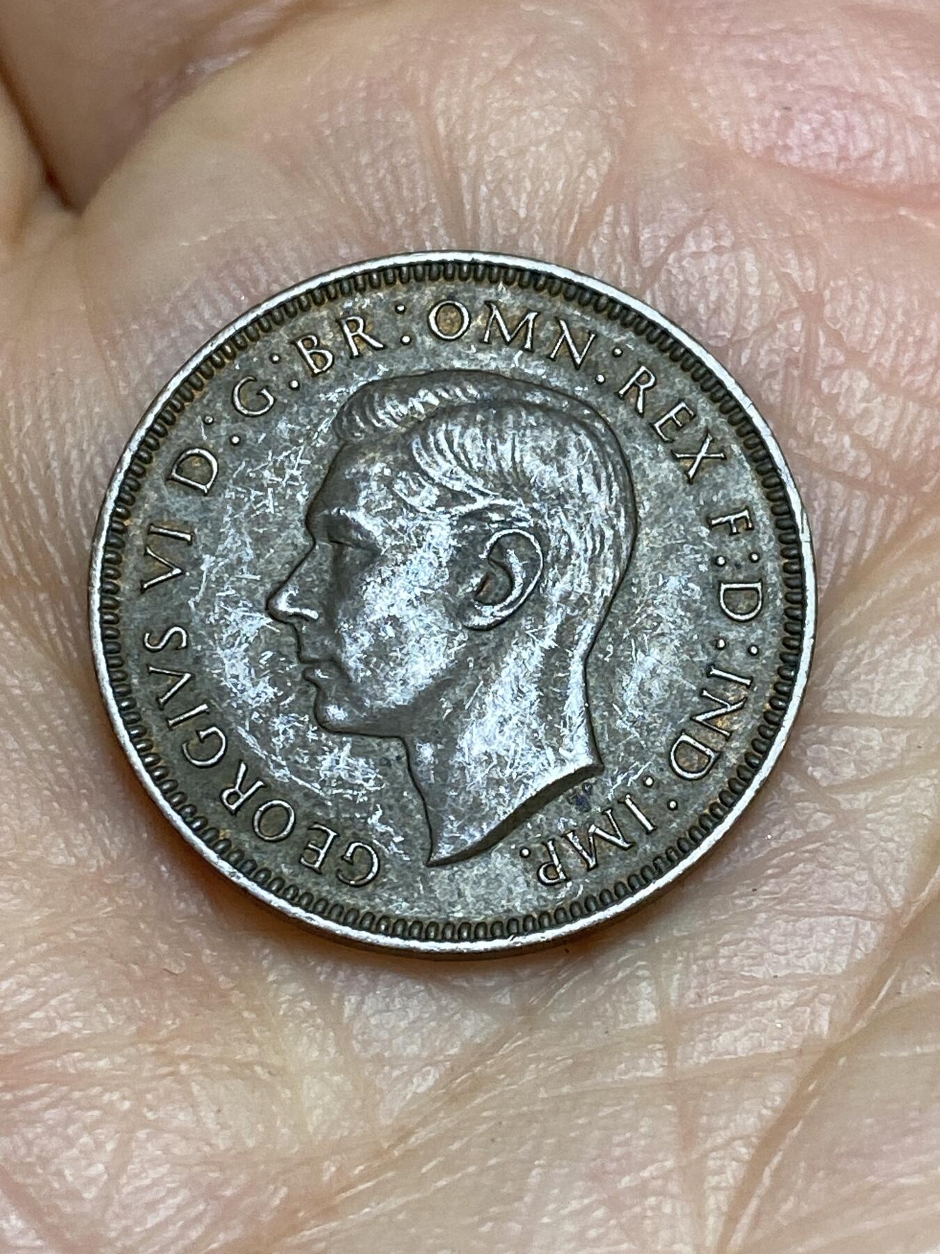 2026年第十五场(总第一百八十四场）外国好品散币场(免佣金) 英国🇬🇧1939年1法新(乔治六世第一版)