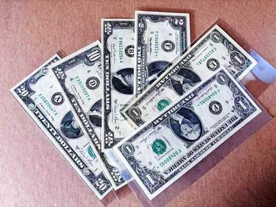 【Blue Auction】世界纸币精拍第779期——18级TOP拍卖/信誉/品质/专业/高效💫 - 【一组6张 含补号】美国 1981/1985年 1-20美金 品相如图