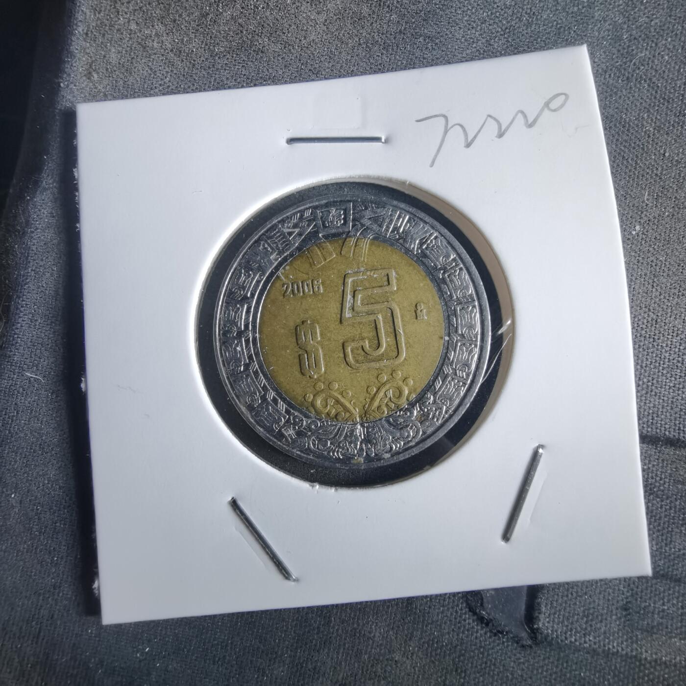 沼泽如烟--第972场 墨西哥2006年5比索