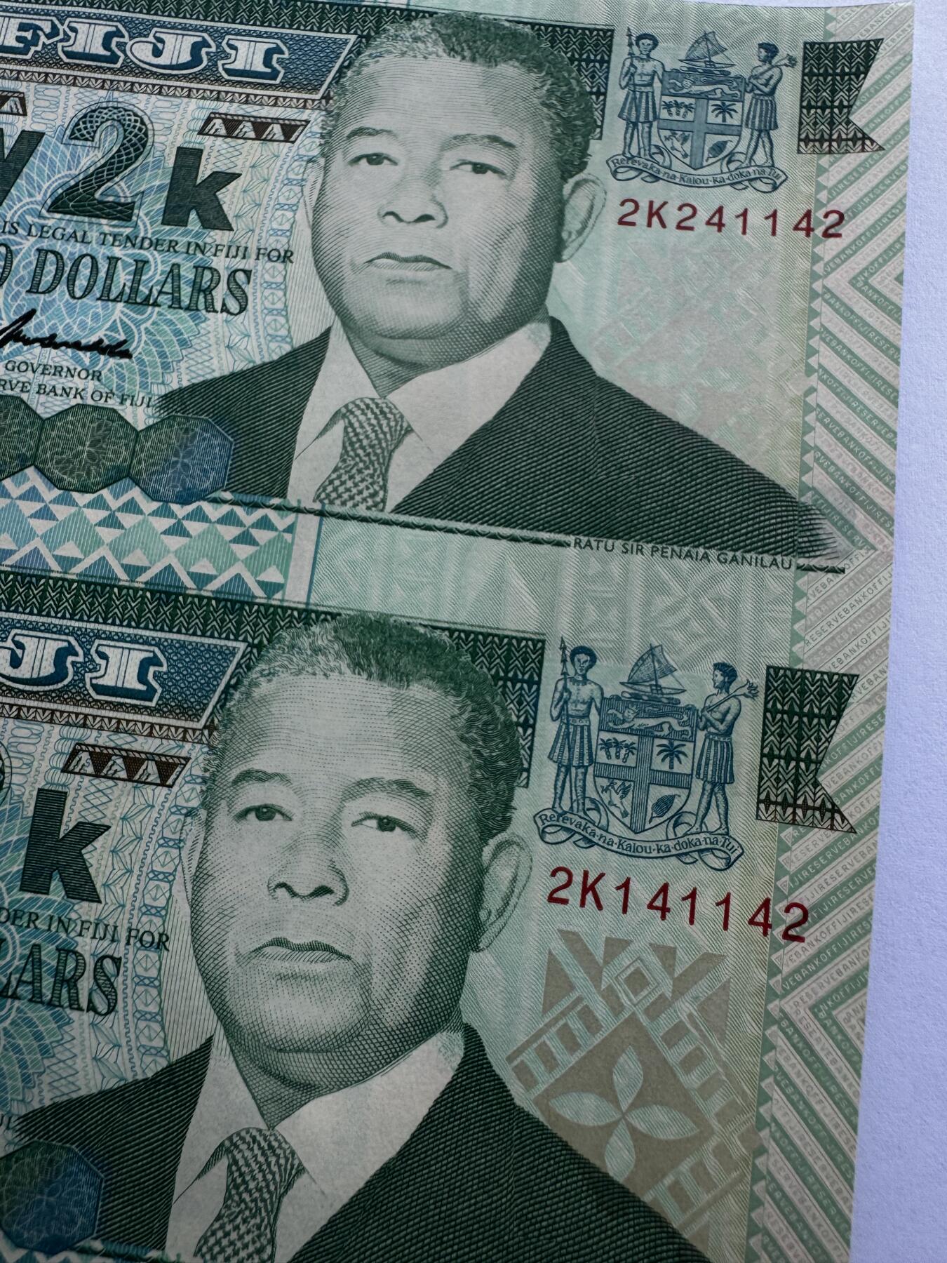 2026第2场（总第229期）：精品测试钞、连体钞综合场 三连体/含雷达号241142 斐济“千禧年”2元纪念钞UNC