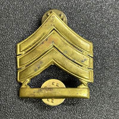 西秦中古拍卖第七十四期 - 越南战争时期 泰国军士长军衔帽徽