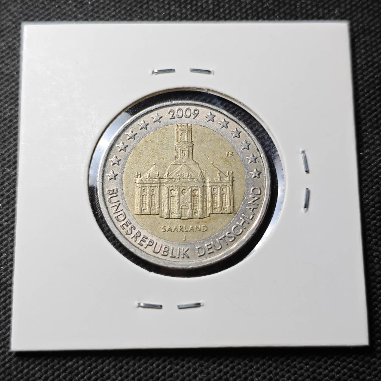 KK钱币收藏小铺  第389期  2月预留时间 周末发货   2009欧元2欧纪念币