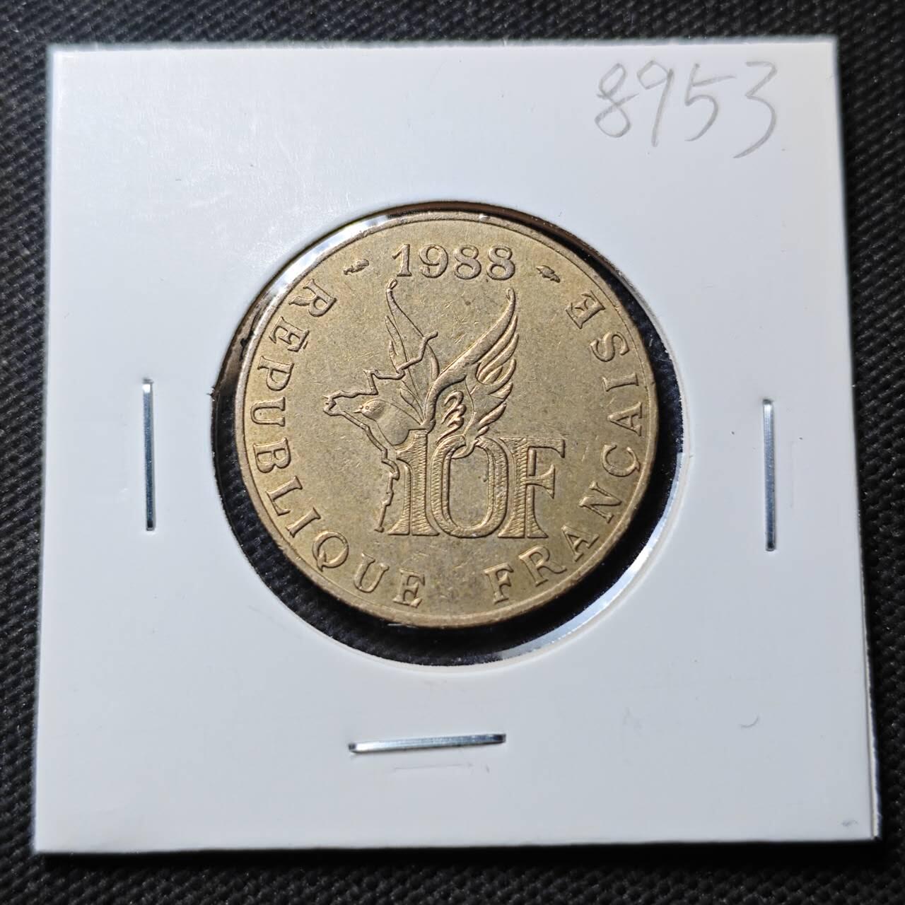 KK钱币收藏小铺  第389期  2月预留时间 周末发货  法国10法郎纪念币