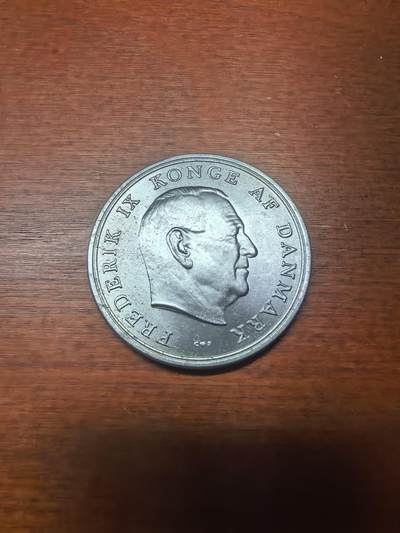 长老汇蛇年精选第九十五场拍卖 - 1964丹麦双面双人头5克朗银币，17克800银