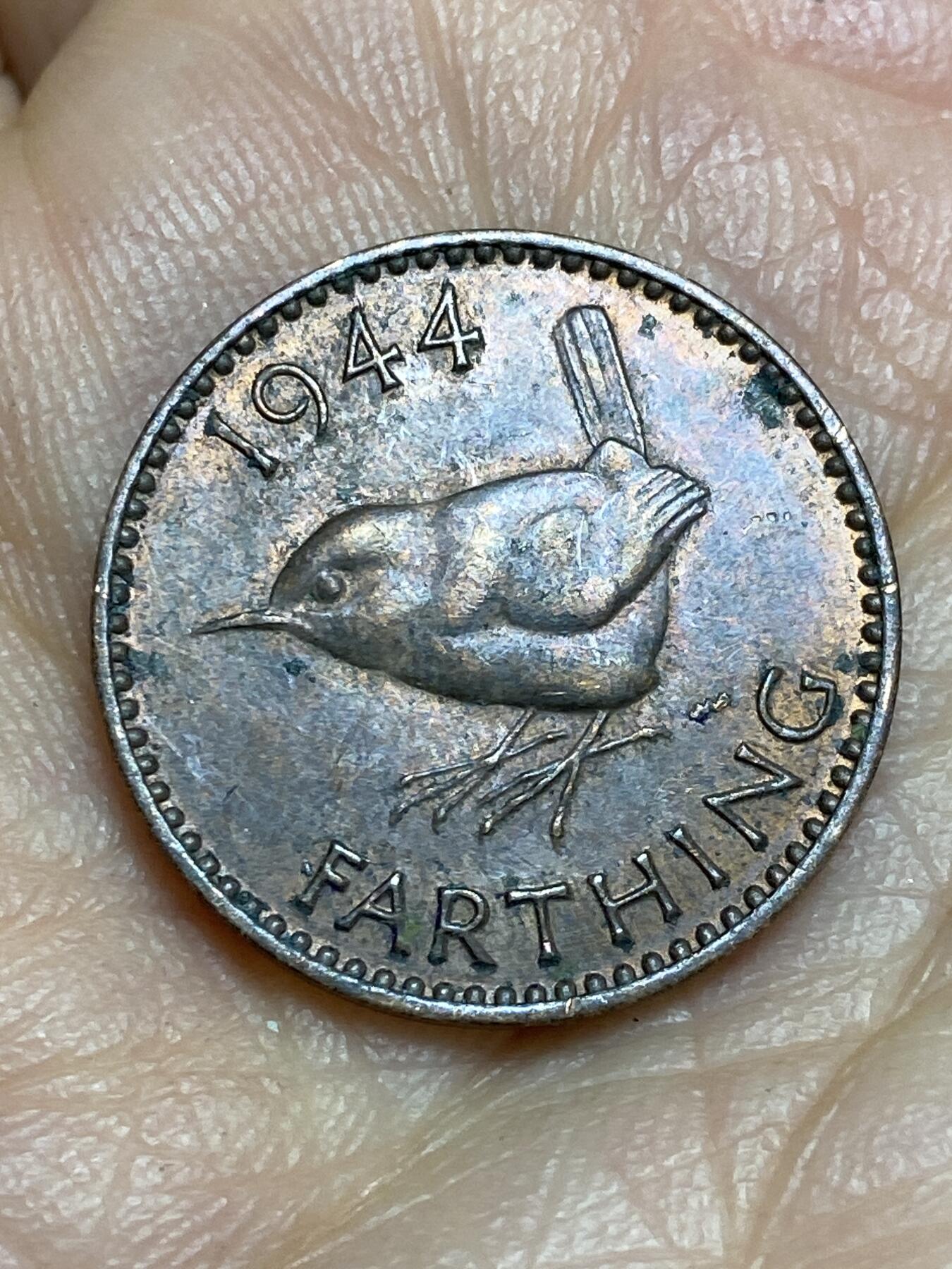 2026年第十五场(总第一百八十四场）外国好品散币场(免佣金) 英国🇬🇧1944年1法新(乔治六世第一版)