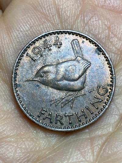 2026年第十五场(总第一百八十四场）外国好品散币场(免佣金) - 英国🇬🇧1944年1法新(乔治六世第一版)