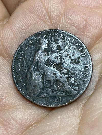 2026年第十五场(总第一百八十四场）外国好品散币场(免佣金) - 英国🇬🇧1821年1法新(乔治四世时期)