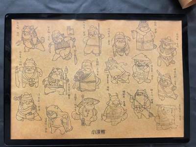 NO.22 好又多金牌大场，年前倒数第3期！每周一站式配齐，方便凑单！（周6晚9点截拍，卖家送拍0抽成！） 小浣熊水浒英雄传 Q版官方A4版画2张