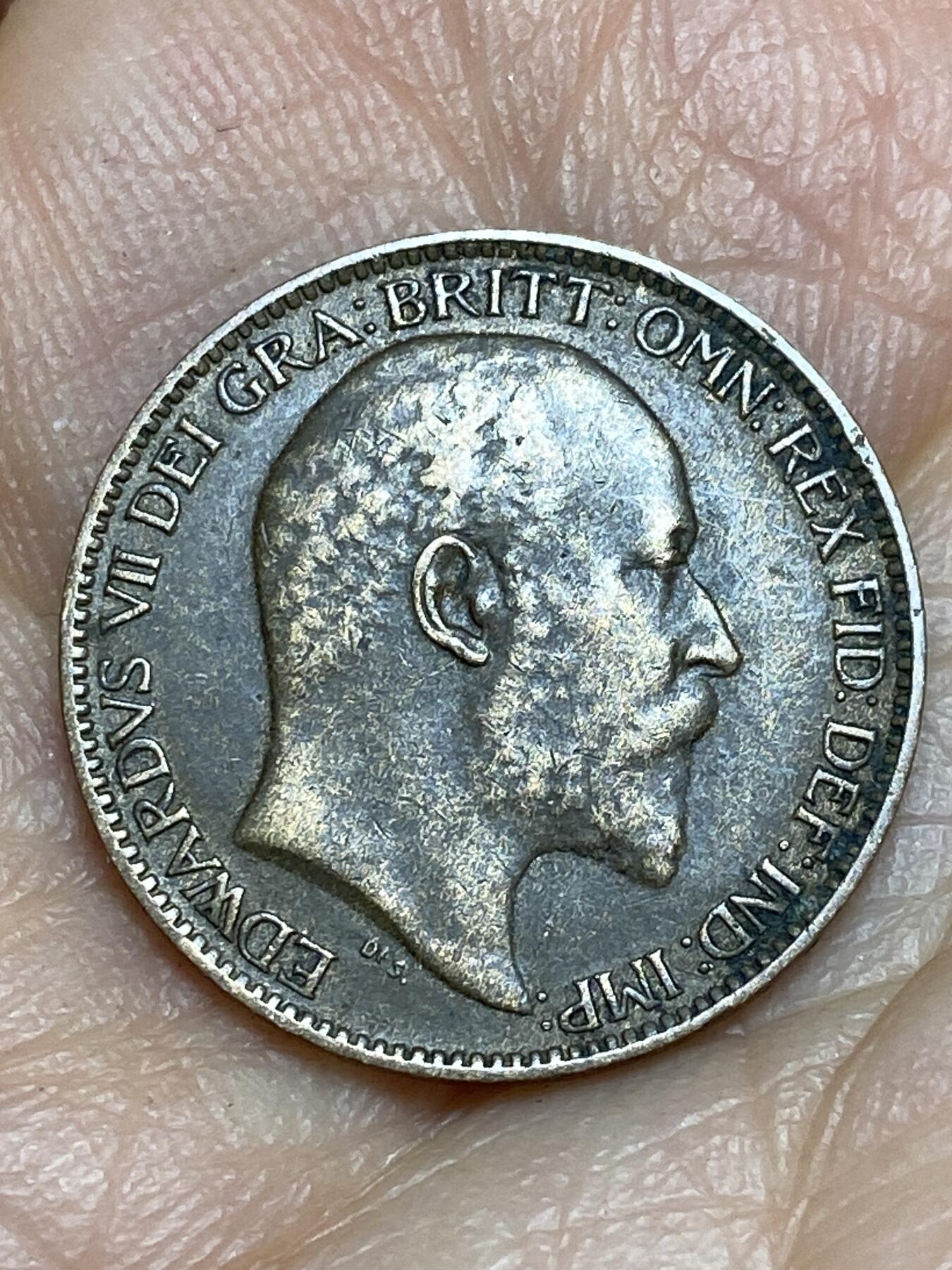 2026年第十五场(总第一百八十四场）外国好品散币场(免佣金) 好品–英国🇬🇧1906年1法新(爱德华七世时期)