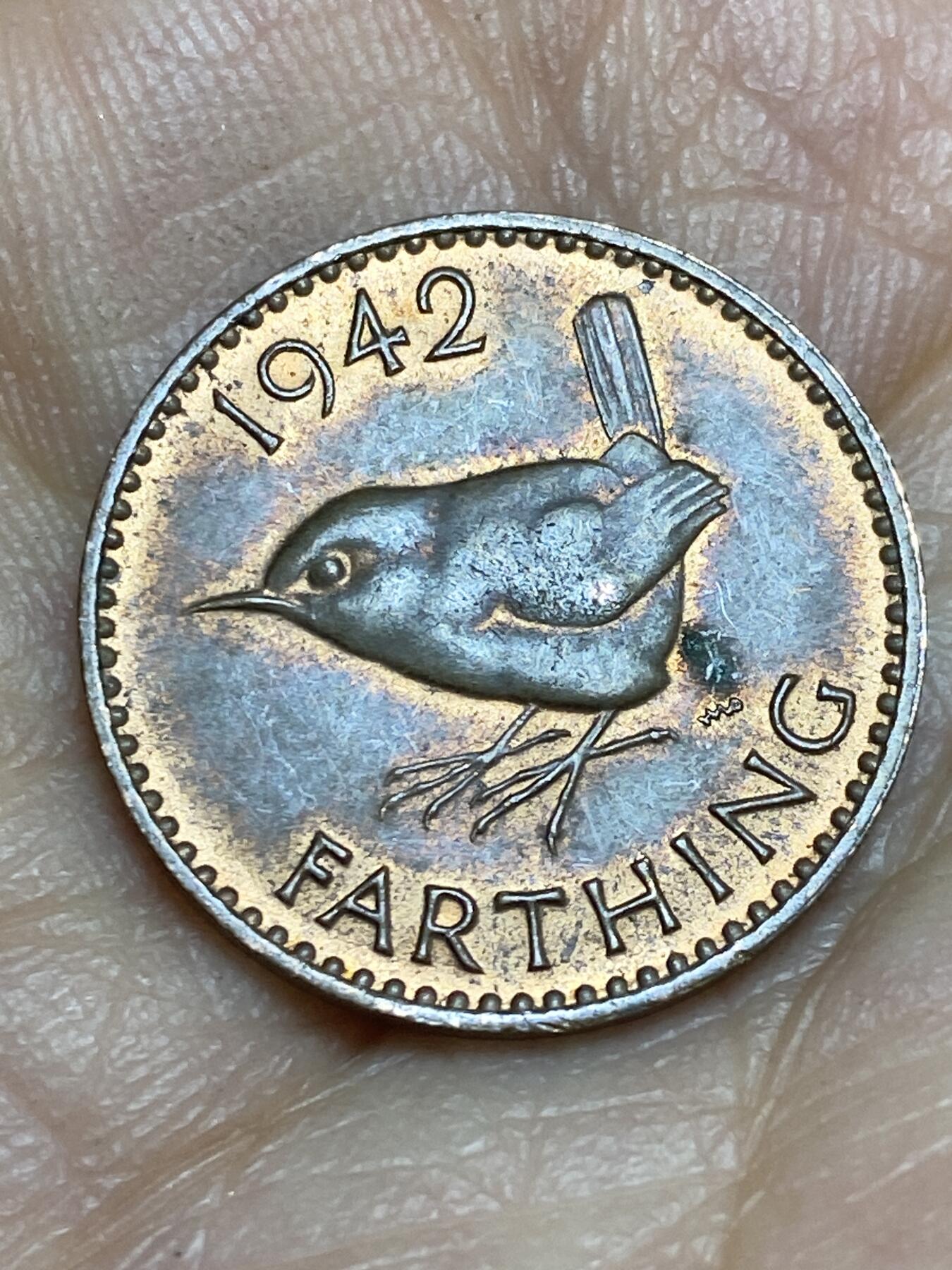 2026年第十五场(总第一百八十四场）外国好品散币场(免佣金) 带光好品–英国🇬🇧1942年1法新(乔治六世第一版)